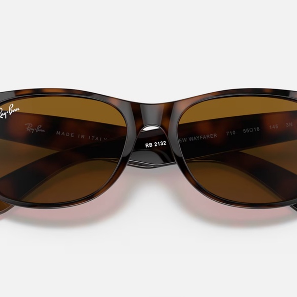 Ray-Ban New Wayfarer Classic sunglasses (RB2132 710 55-18) - Picture 7 of 12